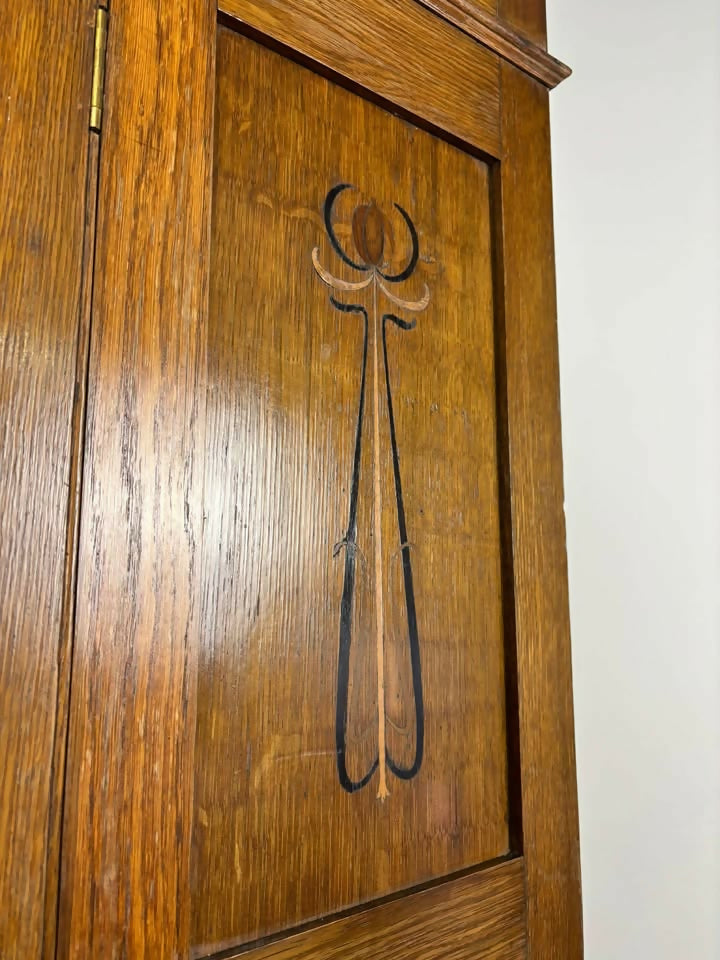 Edwardian Oak Wardrobe