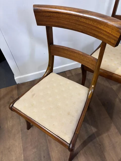 Set of Six Victorian Mahogany Dining Chairs