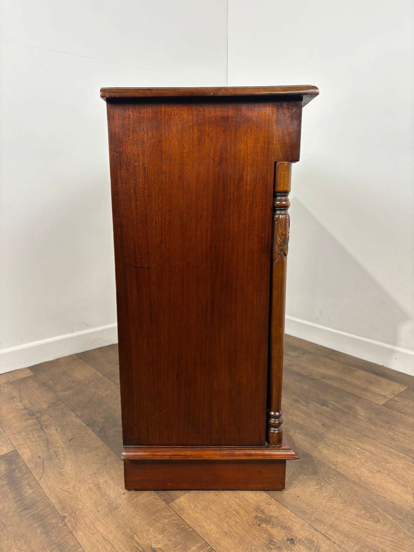 Reproduction Victorian Style Mahogany Chest of Nine Drawers