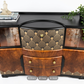 Restored Art Deco Walnut Cocktail Cabinet