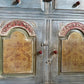 Blue hand painted vintage Sideboard /indian Sideboard