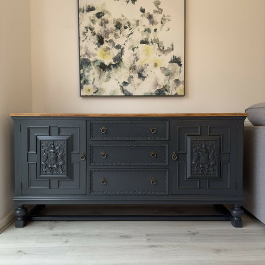 Oak Carved Sideboard