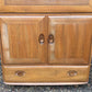 Mid Century Ercol 469 Elm Bureau Drinks Cocktail Cabinet