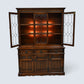 Old Charm Lancaster Sideboard Display Cabinet Tudor Brown FREE UK Delivery*