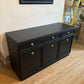Newly refurbished g-plan sideboard teak black mid century vintage mcm