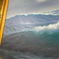 Oil on Canvas Seascape Painting – Signed “Sauli” – Ornate Gilt Frame