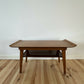 Horatio Myer & Co Bentwood Sleigh Teak And Beech Frame Mid Century Coffee Table