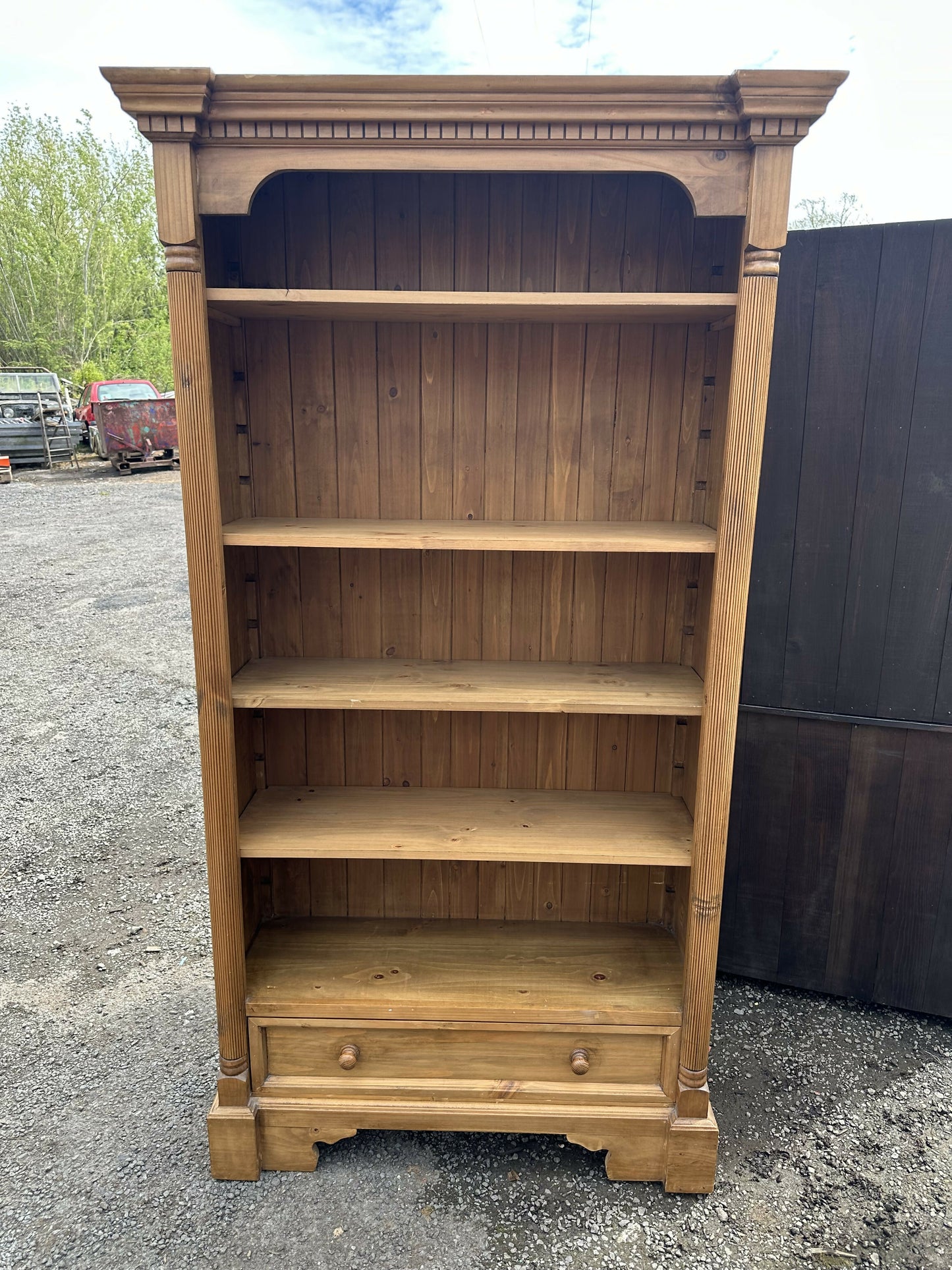 Tall Vintage Shelves