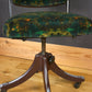 Refurbished Vintage 1950s Tansad Industrial Swivel Chair in Blackpop Velvet