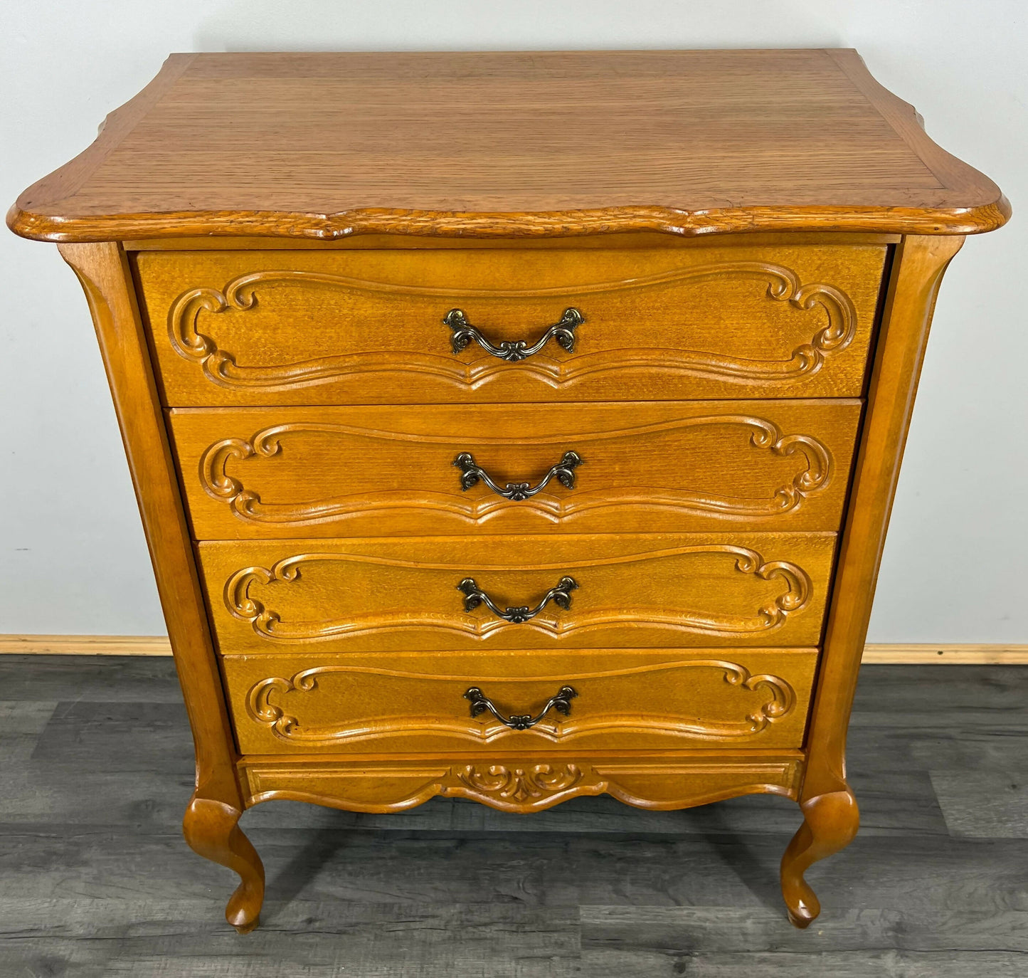 Chest of Drawers Vintage French Louis XIV Cabinet Carved Sideboard LOT 2895