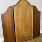 Mirror Vintage French Style Oak Carved Triple Folding Vanity Mirror LOT 6542