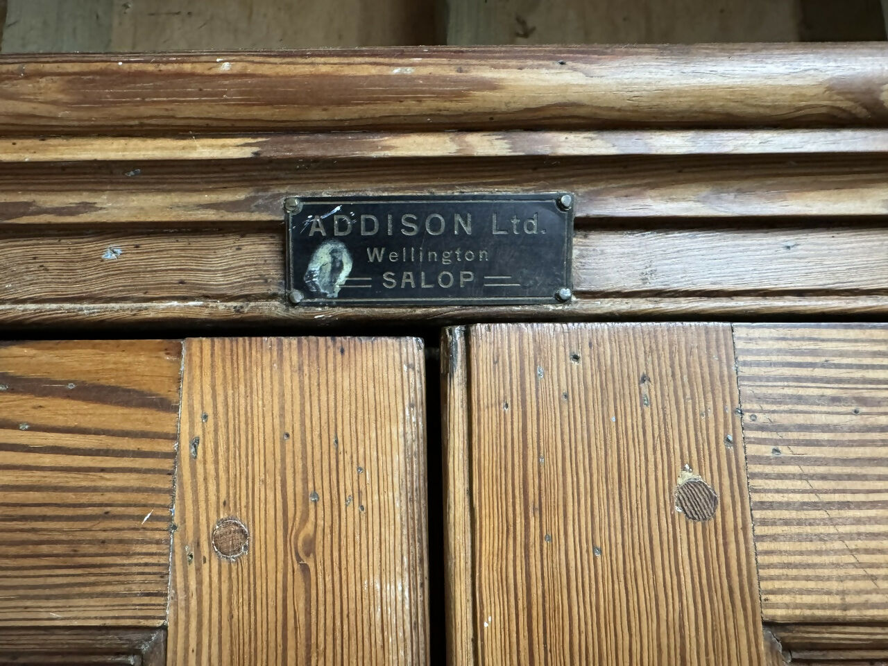 19th Century Pine School Cabinet