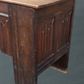 Large Oak Linen Fold Blanket Box / Chest Dated 1673