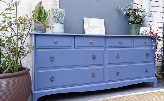 Stag Minstrel Captains Chest Lilac Sideboard