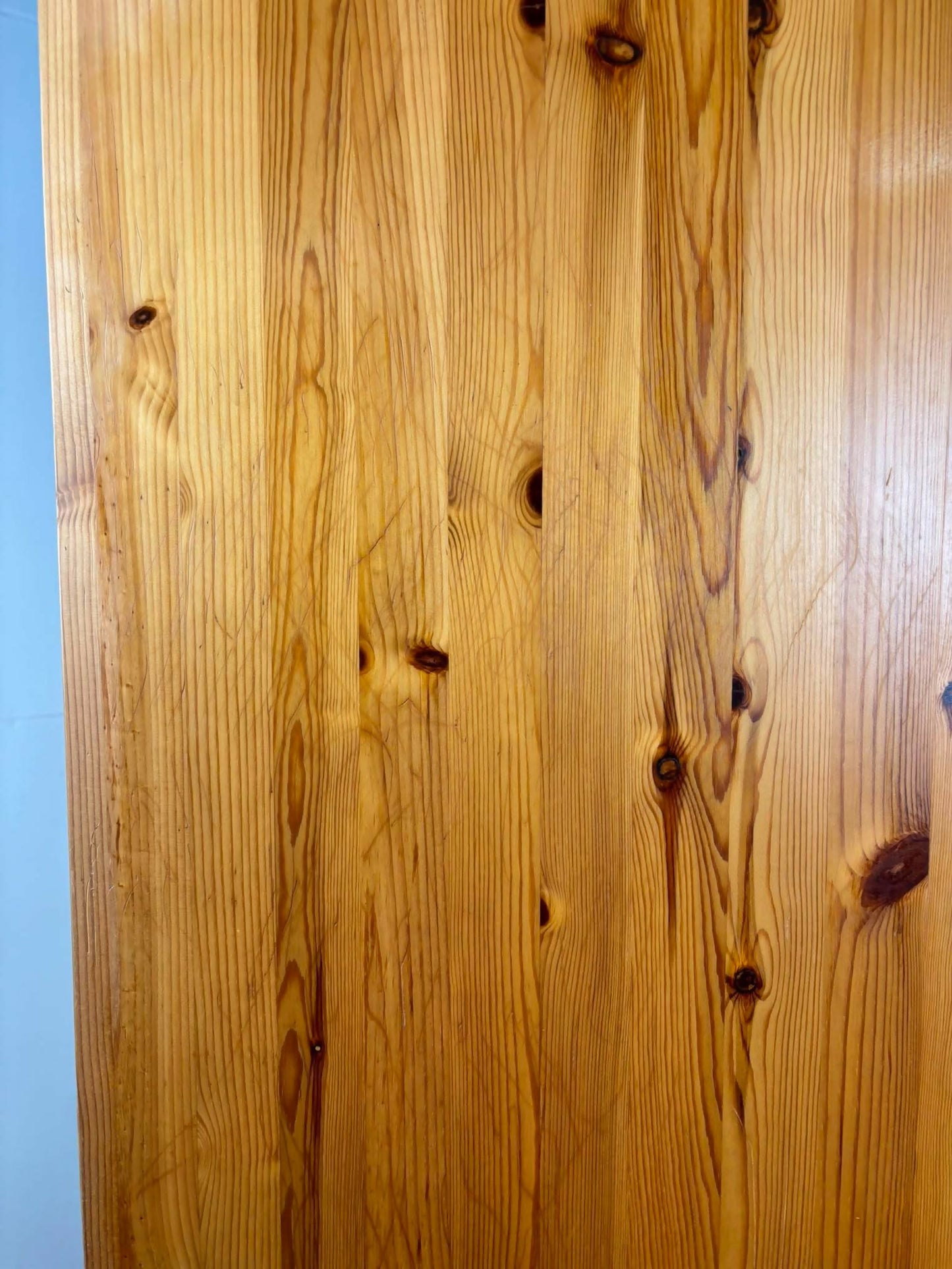 Contemporary Pine Double Wardrobe