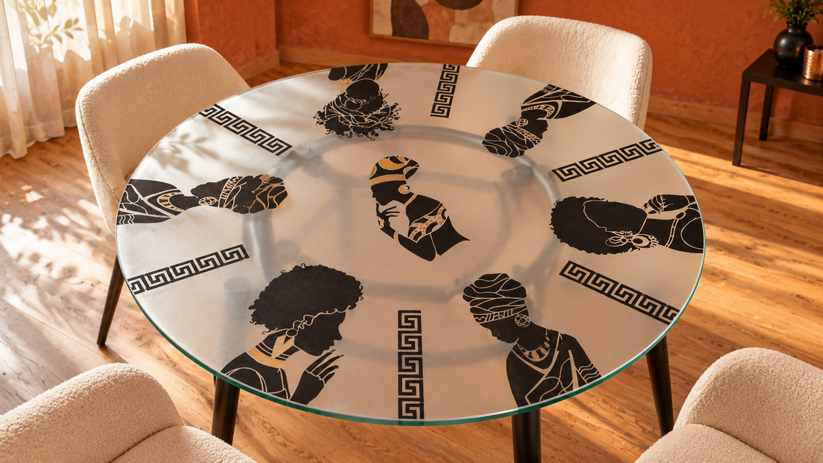 THE AFRICAN ASPECTS UPCYCLED – ONE-OFF FURNITURE ART Who's Head of the Table?