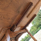 Heavy Pippy Oak Extending Table - Batheaston Furniture- Seats 10-12 - Oval