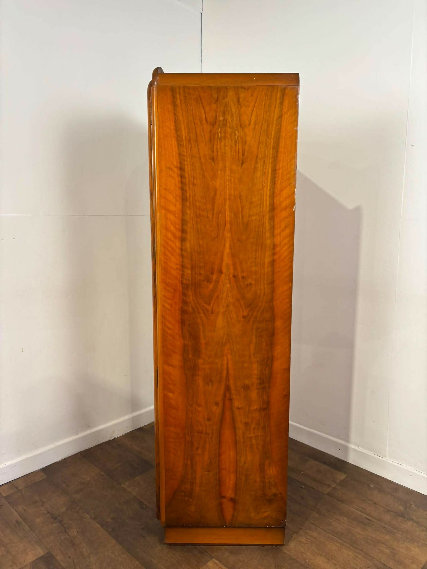 Vintage Walnut Veneered Two Door Wardrobe by Wilkin Furniture (c.1960)