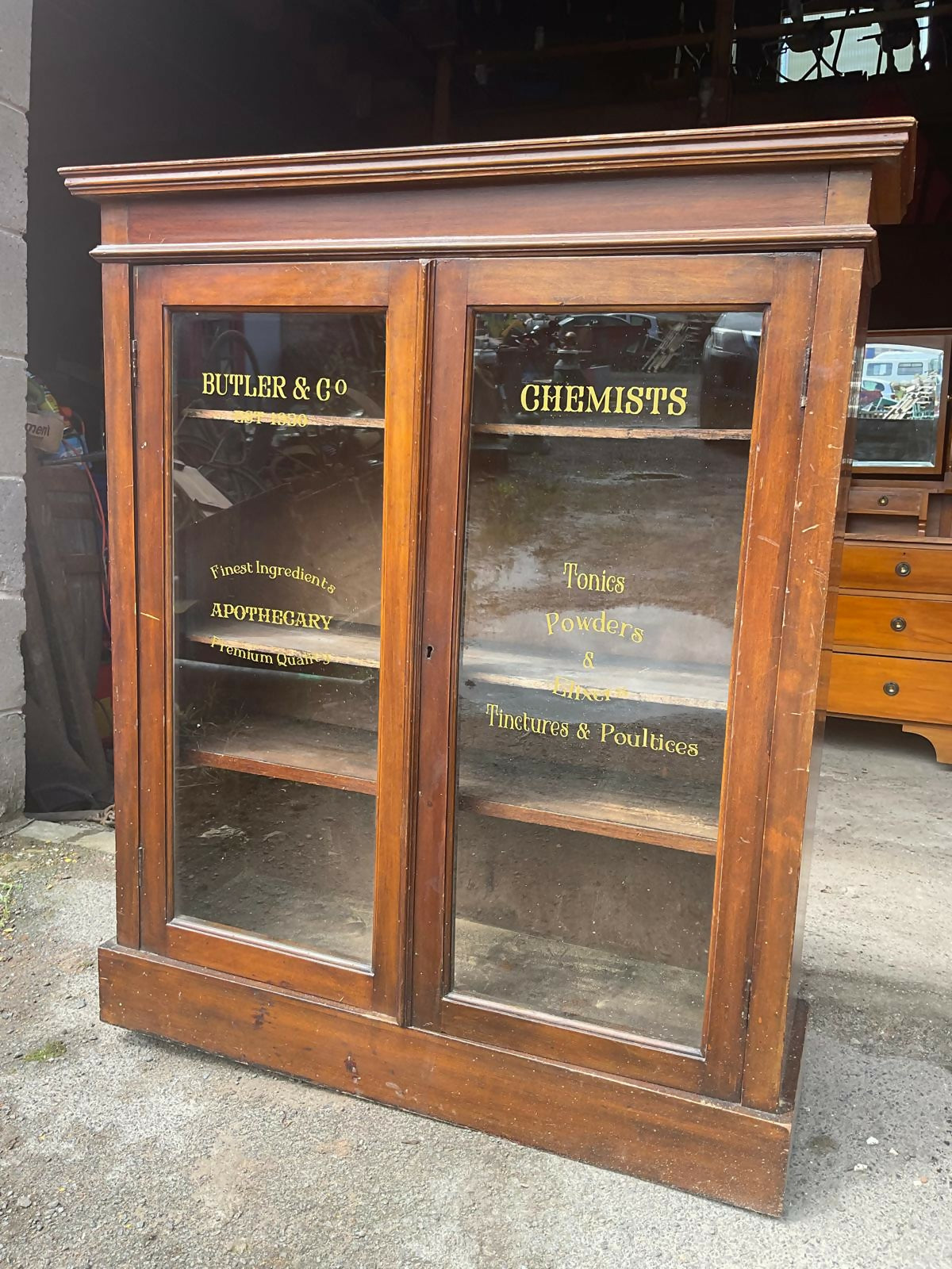 Antique Medical Cabinet