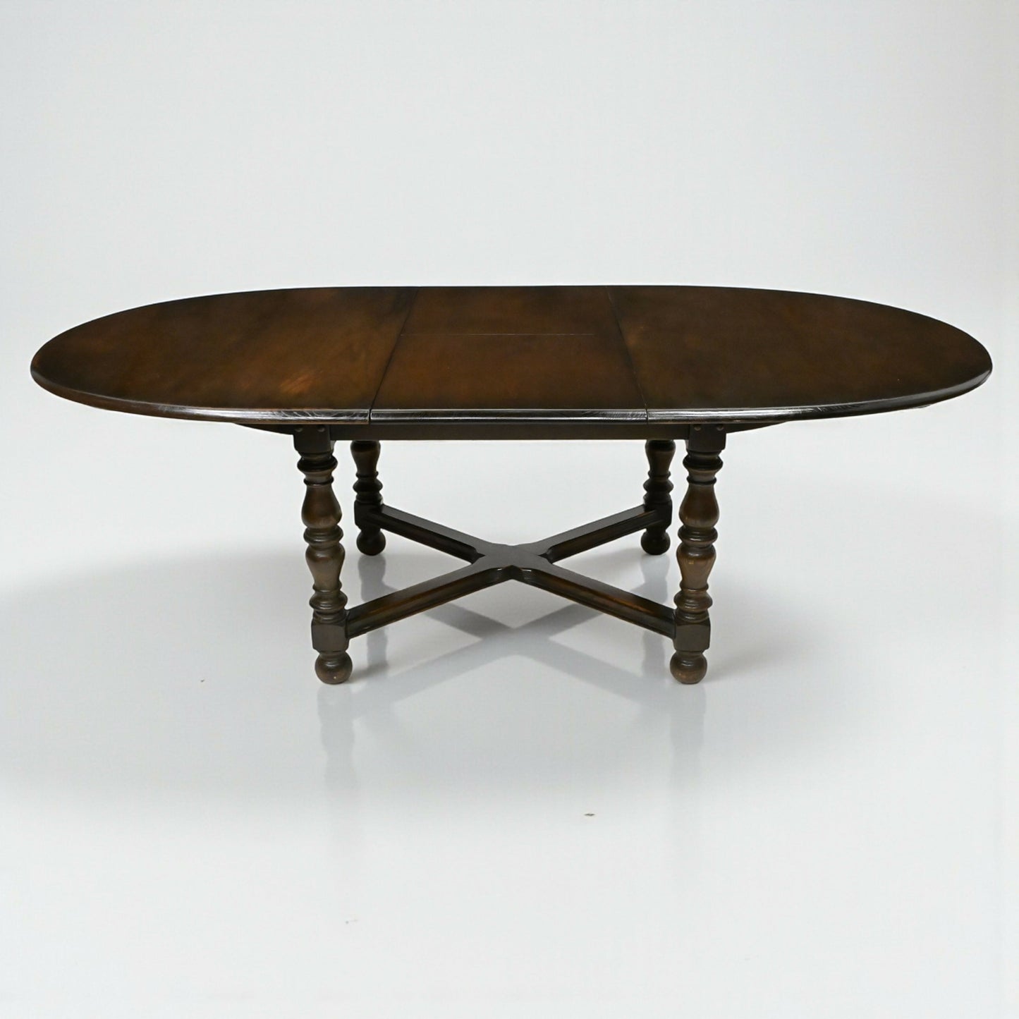 Ercol Extending Dining Table D End Seats 10 Model 705 Solid Elm FREE UK Delivery. SBR10599/1806E