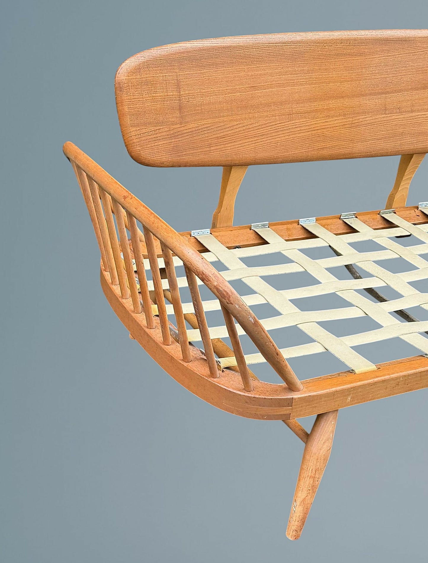 Mid Century Ercol Studio Couch Day Bed Sofa Blonde