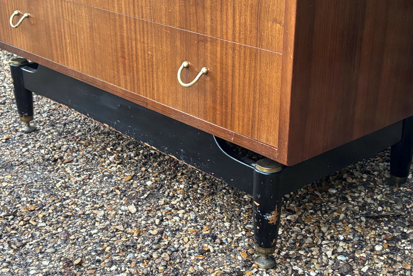 Vintage Tola & Black Drinks Cocktail Cabinet By G Plan