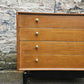 G Plan Brandon Range Four Drawer Chest Of Drawers In Oak With Ebonised Detailing