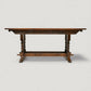 Old Charm Solid Oak Dining Table Gothic Refectory Tudor Brown FREE Delivery. SBR10992/0110E
