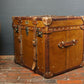 Handmade English Large Belted Occasional Side table Trunk
