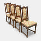 4 Old Charm Dining Chairs Lancaster Oak Tudor Brown Finish FREE UK Delivery*