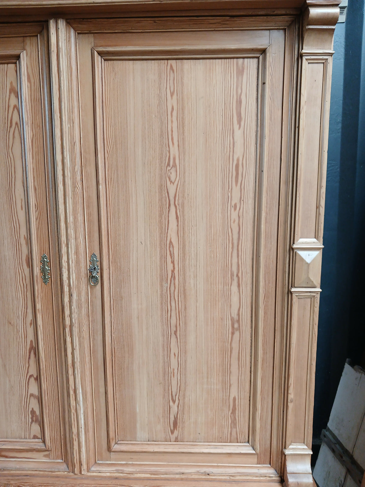 Large Antique Pine Wardrobe