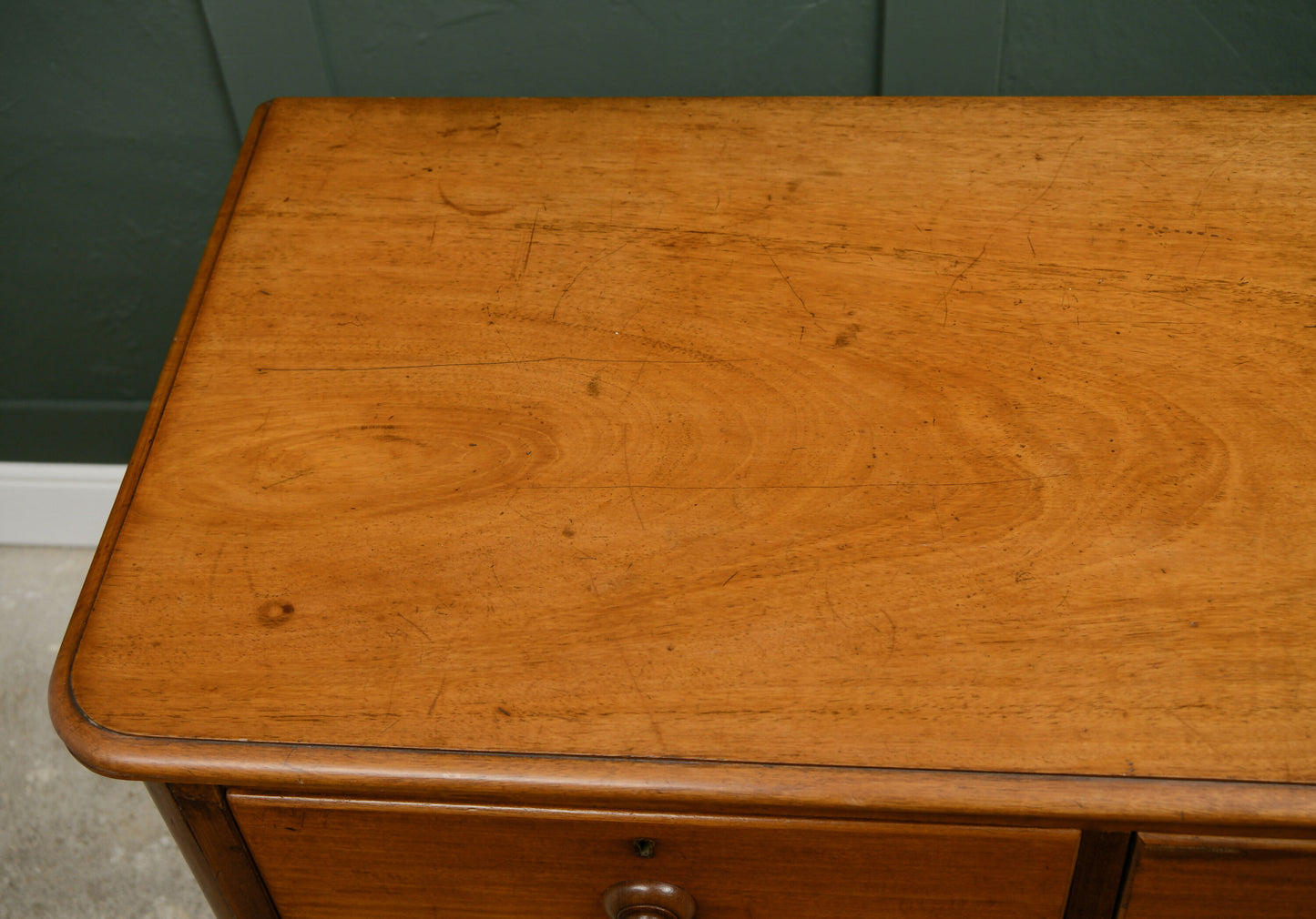 Large Victorian Mahogany Chest of Drawers - 2 Over 3