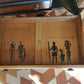 THE AFRICAN ASPECTS UPCYCLED - ONE-OFF FURNITURE ART “Echoes of Her” black, gold and copper bureau