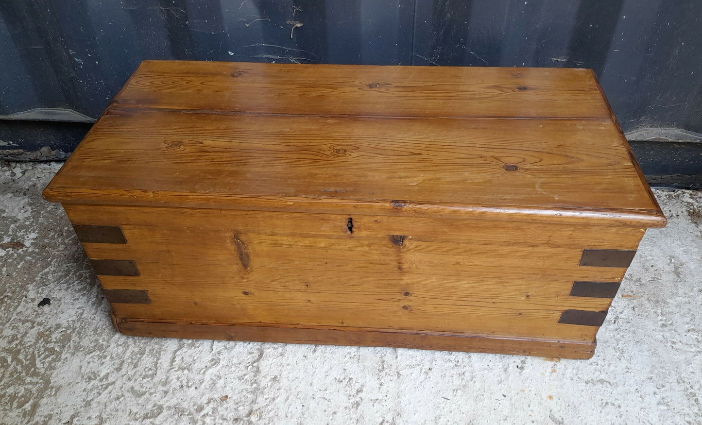 Victorian Pine Blanket Box