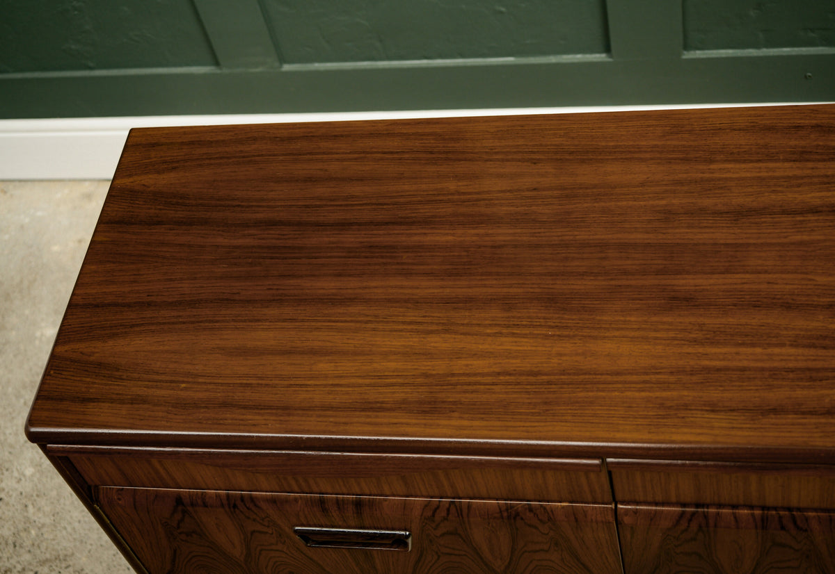Mid Century Long John Sideboard with Drinks Cupboard