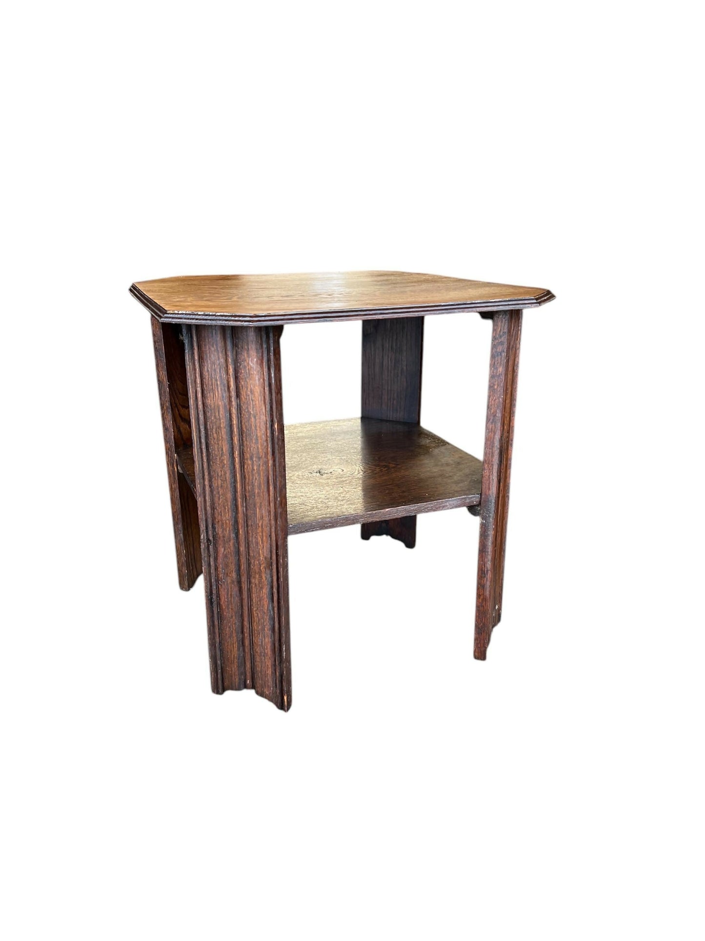 Art Deco vintage Oak side table.