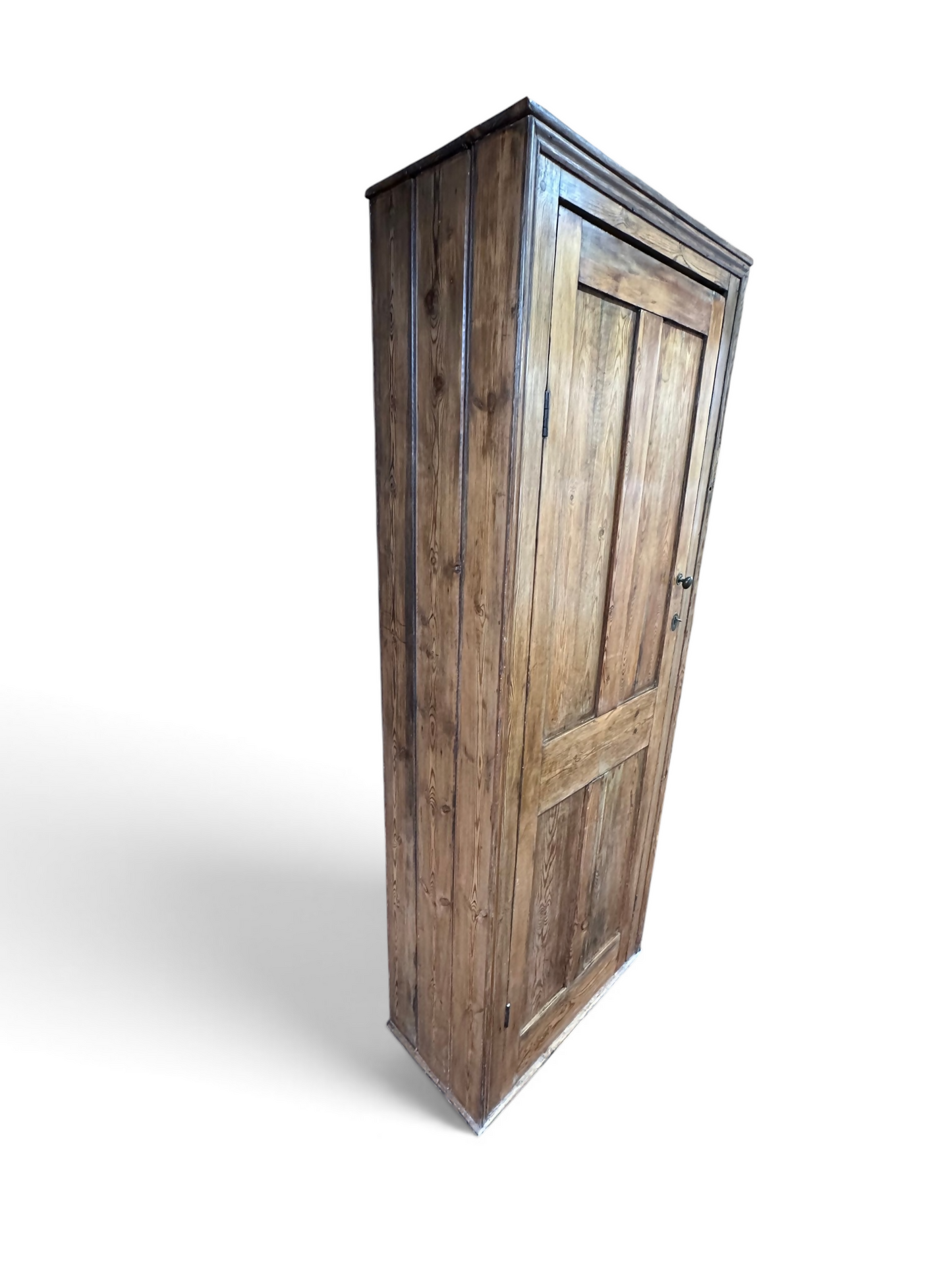 Victorian Pine Cupboard House Keepers Pantry Pitch Pine Rustic Farmhouse Larder Linen Cabinet