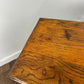 Vintage Oak Side Table With Barley Twist Legs