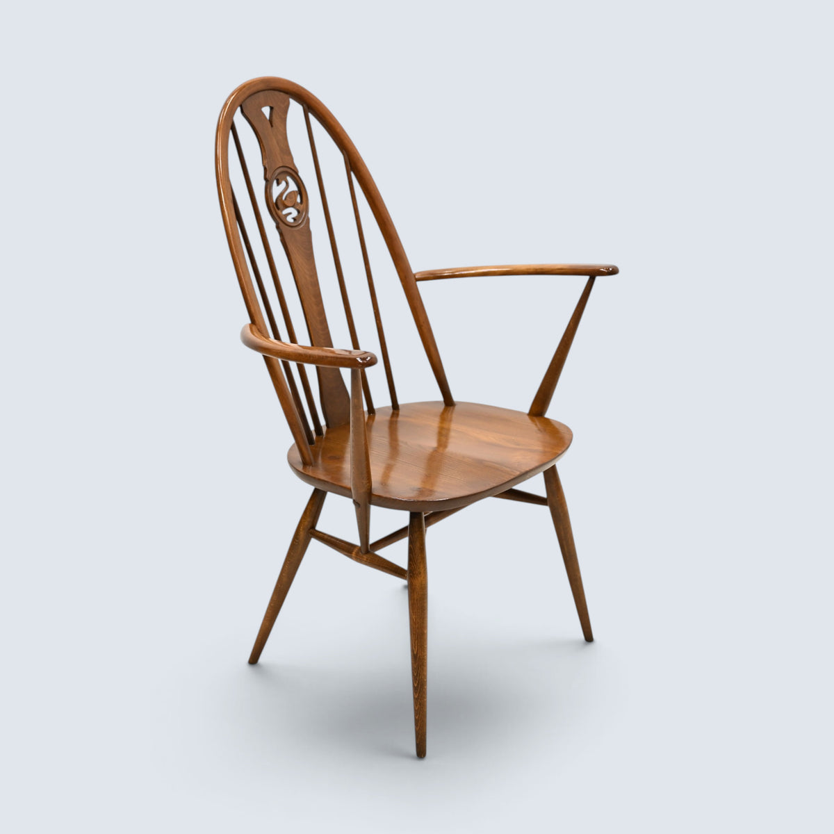 Ercol Swanback Carver Dining Chair Poppers Attached #1876A FREE UK Delivery*