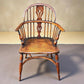 Yew Wood Low Back Windsor Arm Chair