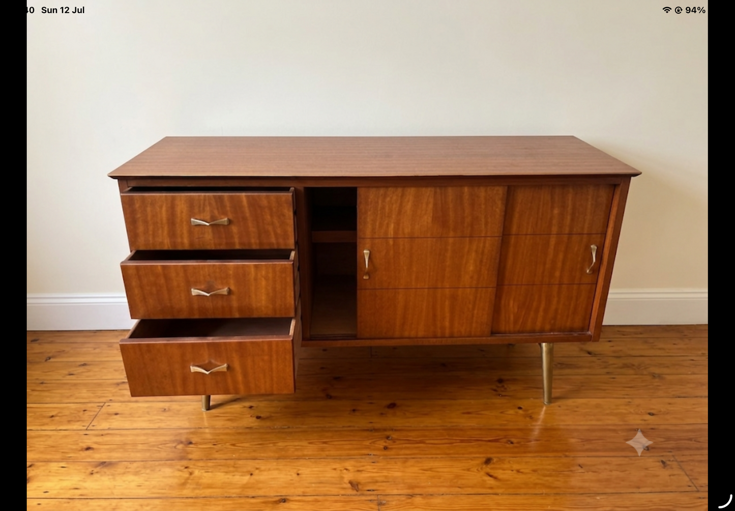 Mid century modern teak sideboard