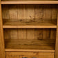Rustic Tall Pine Bookcase with Drawer - 200 cm Tall