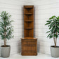 Ercol Corner Cabinet with Shelves and Cupboard Golden Dawn VGC FREE UK Delivery