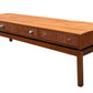 Mid-century long console coffee table by the renowned British makers Greaves and Thomas.