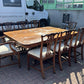 Antique Mahogany Dining Table & 8 Chairs.