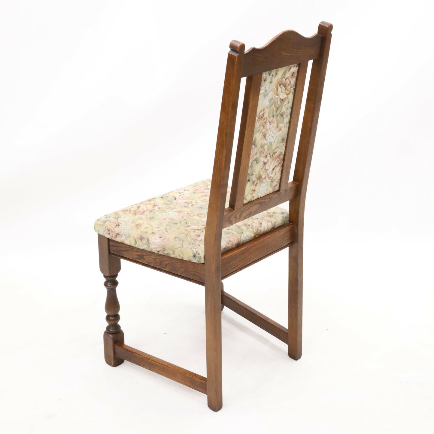 6 Old Charm Dining Chairs Tonwell Rose Upholstery Tudor Brown FREE UK Delivery*. SBR9719/2510D