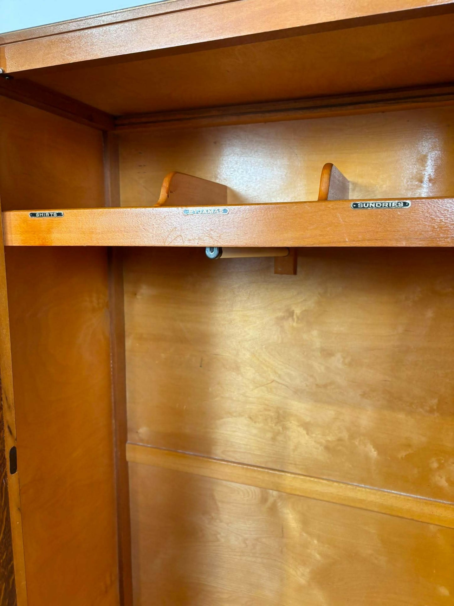 Vintage Badged Lebus Single Wardrobe
