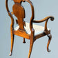 A Carved George1st Style Walnut Armchair / Antique Desk Chair