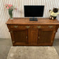 Oak sideboard dresser base/ tv unit with 2 door and 2 Drawers.
