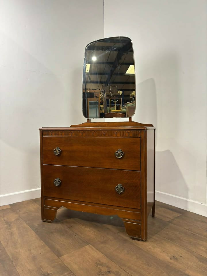 Vintage Lebus Oak Dressing Table